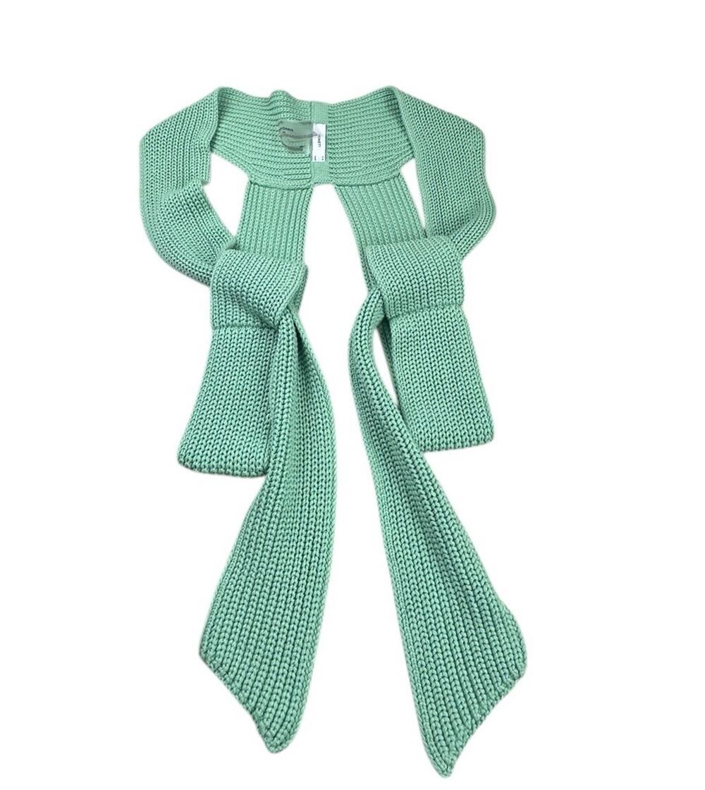 SIMONETT SPRING NANU TOP - GREEN KNIT TIE S/M